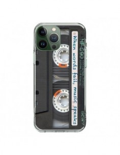 Coque iPhone 13 Pro Max Cassette Words K7 - Maximilian San