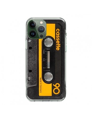 Cover iPhone 13 Pro Max Giallo Cassette K7 - Maximilian San