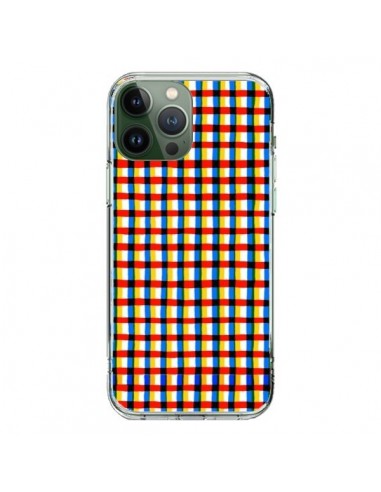 iPhone 13 Pro Max Case Crossed Eyes Lines Red - Ninola Design