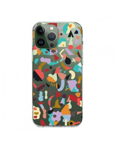 iPhone 13 Pro Max Case Dreamy Animal Shapes White - Ninola Design