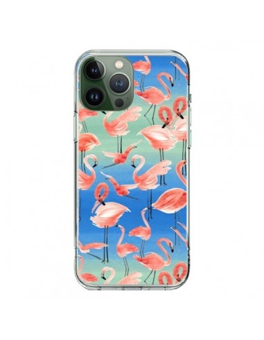 Coque iPhone 13 Pro Max Flamingo Pink - Ninola Design