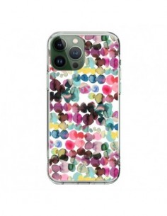 Cover iPhone 13 Pro Max Gradient Tropical Color Linee -...