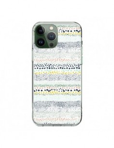 Cover iPhone 13 Pro Max Little Textured Dots Verde -...