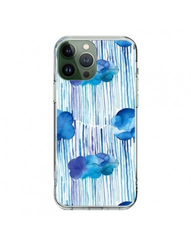 Cover iPhone 13 Pro Max Rain Stitches Neon - Ninola Design