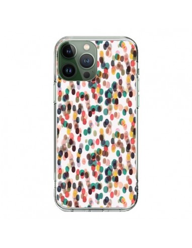 Coque iPhone 13 Pro Max Rainbow Lace Neon - Ninola Design