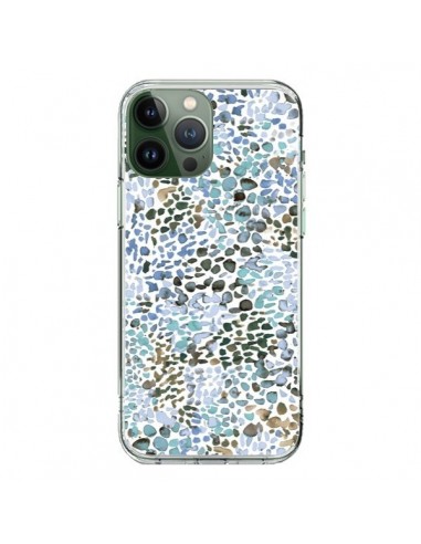 Cover iPhone 13 Pro Max Smoky Marble Watercolor Rosa - Ninola Design