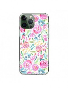 Cover iPhone 13 Pro Max Speckled Watercolor Rosa - Ninola...