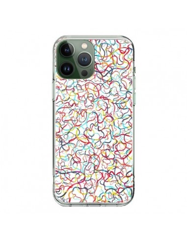 Cover iPhone 13 Pro Max Water Drawings Bianco - Ninola Design