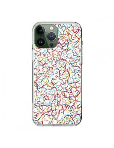 iPhone 13 Pro Max Case Water Drawings White - Ninola Design