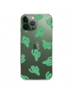 Coque iPhone 13 Pro Max Chute de Cactus Smiley...
