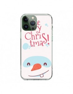 Cover iPhone 13 Pro Max Pupazzo di Neve Merry Christmas...