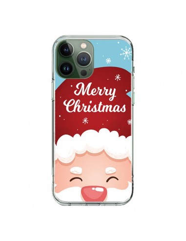 Coque iPhone 13 Pro Max Bonnet du Père Noël Merry Christmas - Nico