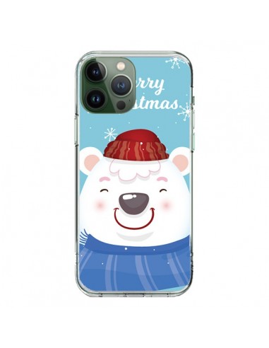 iPhone 13 Pro Max Case Bear White from Christmas Merry Christmas - Nico