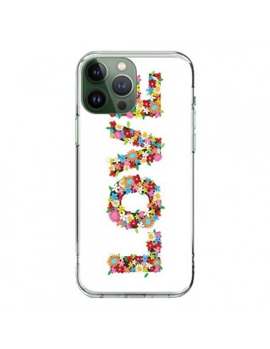 Coque iPhone 13 Pro Max Love Fleurs - Nico