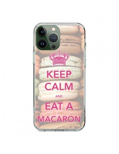 Coque iPhone 13 Pro Max Keep Calm and Eat A Macaron - Nico