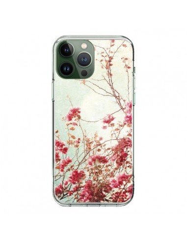 Coque iPhone 13 Pro Max Fleur Vintage Rose - Nico