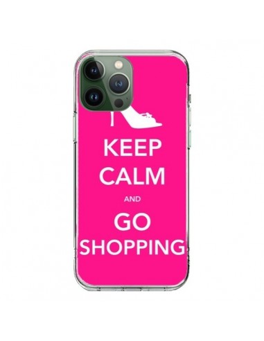 Coque iPhone 13 Pro Max Keep Calm and Go Shopping - Nico