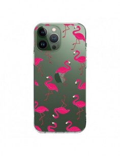 Coque iPhone 13 Pro Max flamant Rose et Flamingo...