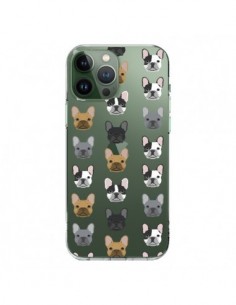 Coque iPhone 13 Pro Max Chiens Bulldog Français...
