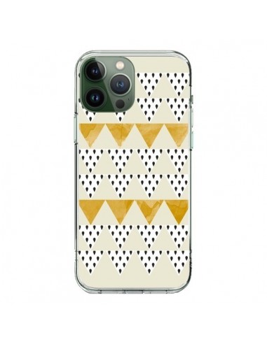 Coque iPhone 13 Pro Max Triangles Or Garland Gold - Pura Vida