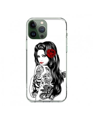 Coque iPhone 13 Pro Max Tattoo Girl Lolita - Rachel Caldwell