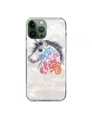 Coque iPhone 13 Pro Max Licorne Muticolore - Rachel Caldwell