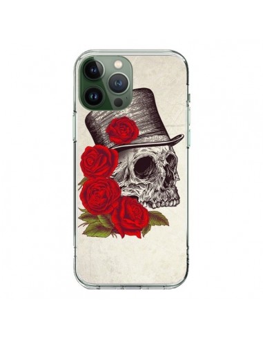 Coque iPhone 13 Pro Max Gentleman Crane Tête de Mort - Rachel Caldwell