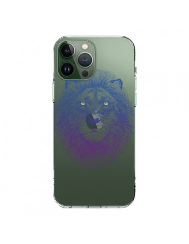 Coque iPhone 13 Pro Max Lion Animal Transparente - Rachel Caldwell