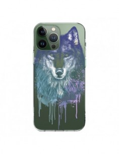 Cover iPhone 13 Pro Max Lupo Animale Trasparente - Rachel...