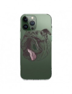 Coque iPhone 13 Pro Max Chien Bulldog Dog Transparente -...