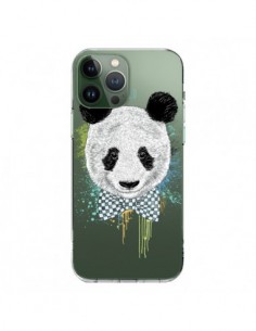 Cover iPhone 13 Pro Max Panda Papillon Trasparente -...