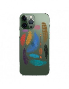 Coque iPhone 13 Pro Max Plume Feather Couleur...