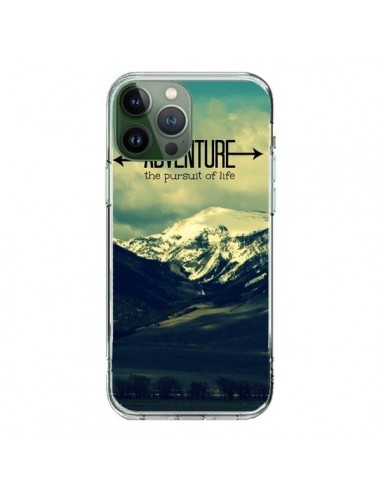 Coque iPhone 13 Pro Max Adventure the pursuit of life Montagnes Ski Paysage - R Delean