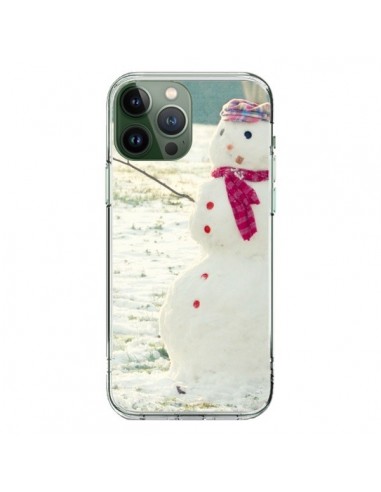 Coque iPhone 13 Pro Max Bonhomme de Neige - R Delean