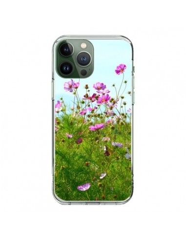 Coque iPhone 13 Pro Max Fleurs Roses Champ - R Delean