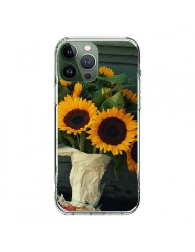 Coque iPhone 13 Pro Max Tournesol Bouquet Fleur - R Delean