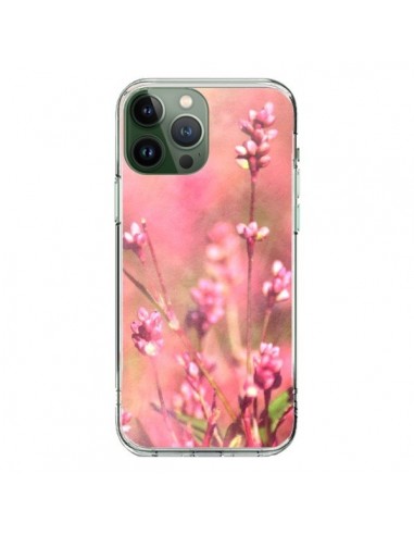 Cover iPhone 13 Pro Max Fiori boccioli Rosa - R Delean