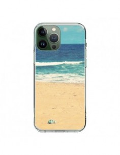 Coque iPhone 13 Pro Max Mer Ocean Sable Plage Paysage - R...