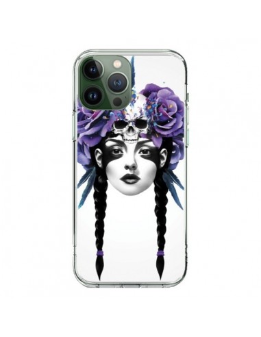 Coque iPhone 13 Pro Max Fille Fleurs Warrior - Ruben Ireland