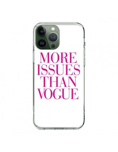 Coque iPhone 13 Pro Max More Issues Than Vogue Rose Pink - Rex Lambo
