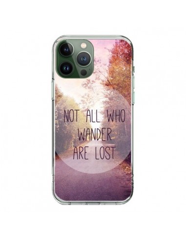 Cover iPhone 13 Pro Max Not all who wander are lost - Sylvia Cook