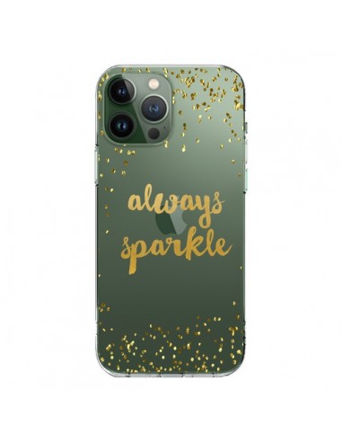 Coque iPhone 13 Pro Max Always Sparkle, Brille Toujours Transparente - Sylvia Cook