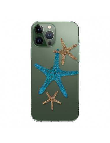 Coque iPhone 13 Pro Max Etoile de Mer Starfish Transparente - Sylvia Cook