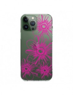 Coque iPhone 13 Pro Max Spring Flower Fleurs Roses...