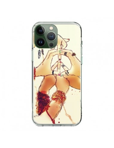 Coque iPhone 13 Pro Max Peace and Love - Sara Eshak