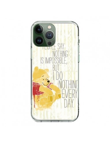 Coque iPhone 13 Pro Max Winnie I do nothing every day - Sara Eshak