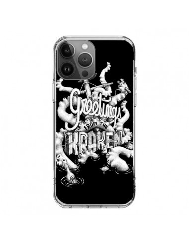 Coque iPhone 13 Pro Max Greetings from the kraken Tentacules Poulpe - Senor Octopus