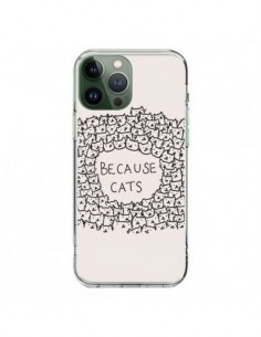 Cover iPhone 13 Pro Max Because Cats Gatto - Santiago...