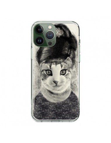 Coque iPhone 13 Pro Max Audrey Cat Chat - Tipsy Eyes