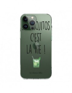 Coque iPhone 13 Pro Max Les Mojitos, c'est la vie...